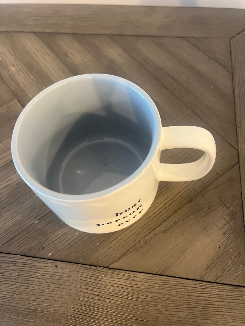 Threshold Best Person Ever White Stoneware Coffee Mug - Picture 3 of 4